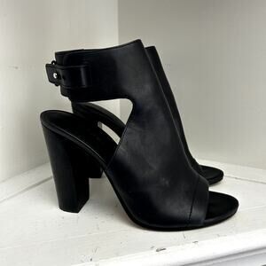 VINCE black leather heels
